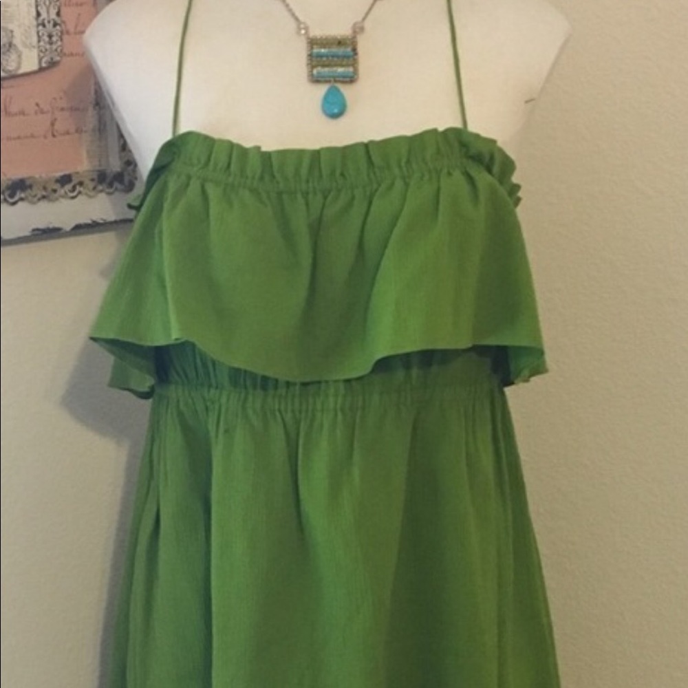 Banana republic green dress